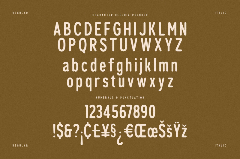 cleudia-typeface