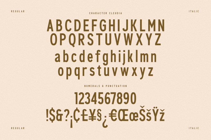 cleudia-typeface