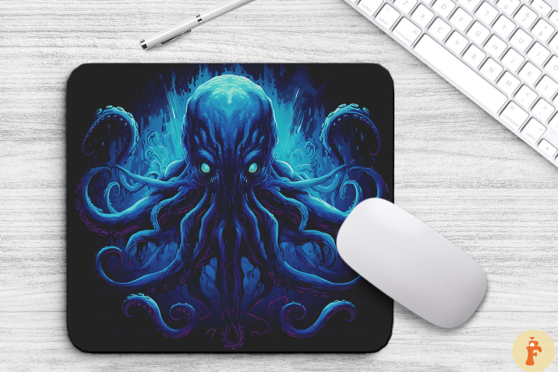 blue-octopus-with-glowing-eyes-mouse-pad