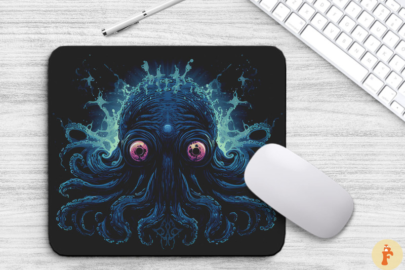 giant-octopus-at-abyss-mouse-pad