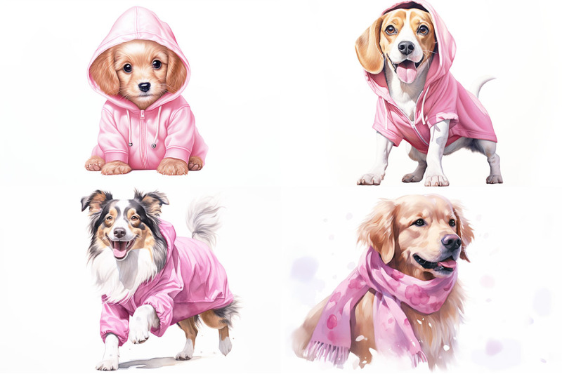 pink-outfit-dogs