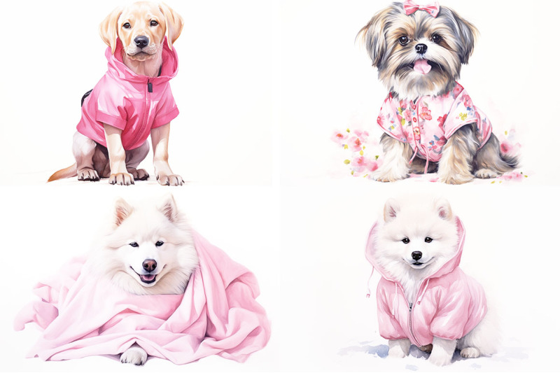 pink-outfit-dogs