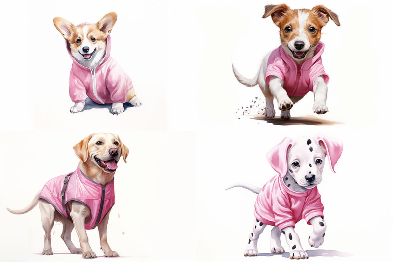 pink-outfit-dogs