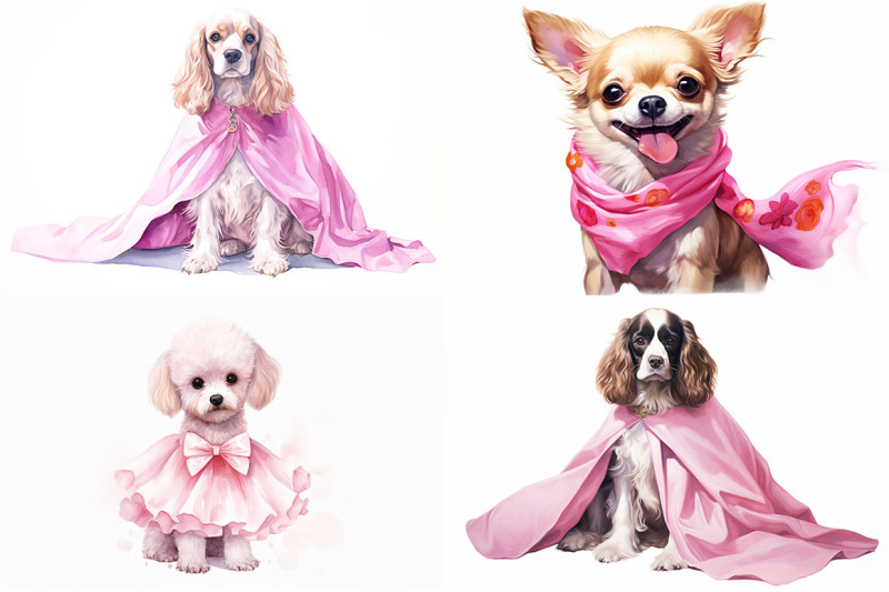 pink-outfit-dogs