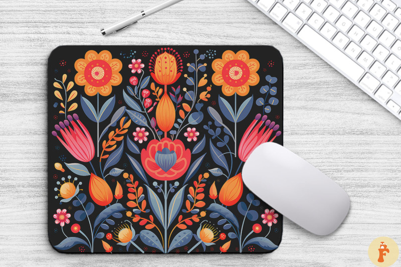 beautiful-folk-flowers-mouse-pad