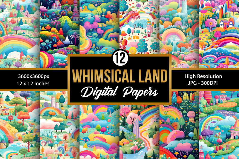 whimsical-land-digital-paper-backgrounds