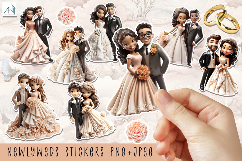 marzipan-wedding-figurine-stickers-png-jpeg-print-and-cut