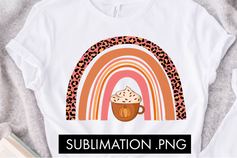 fall-rainbow-pumpkin-spice-png-sublimation