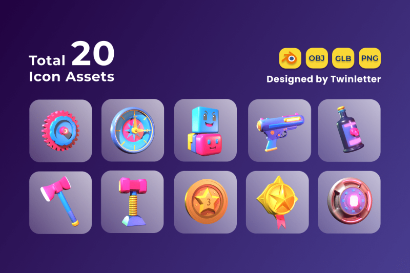 gaming-asset-3d-icon-pack-vol-4