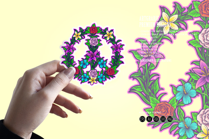 flower-power-hippie-peace-sign-with-flower-form