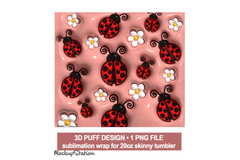 3d-inflated-lady-bug-tumbler-wrap-design-sublimation-png-puffy-pink