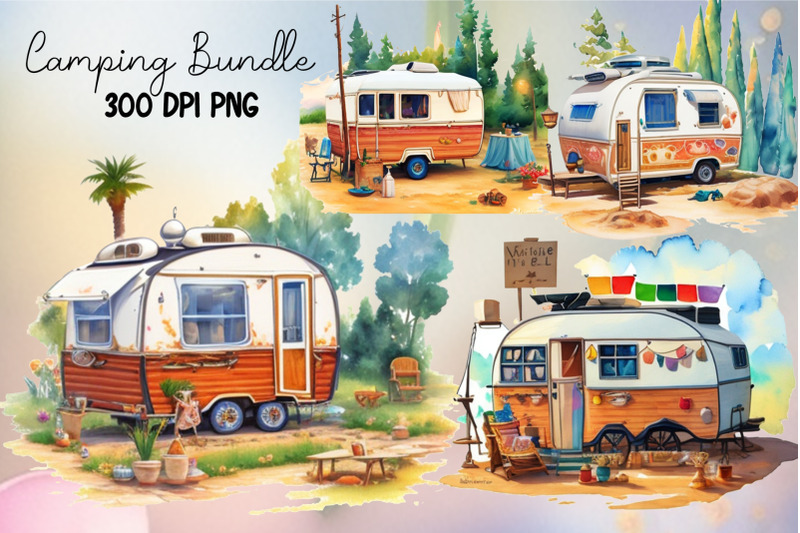 camping-car-sublimation-bundle-camping-car-png