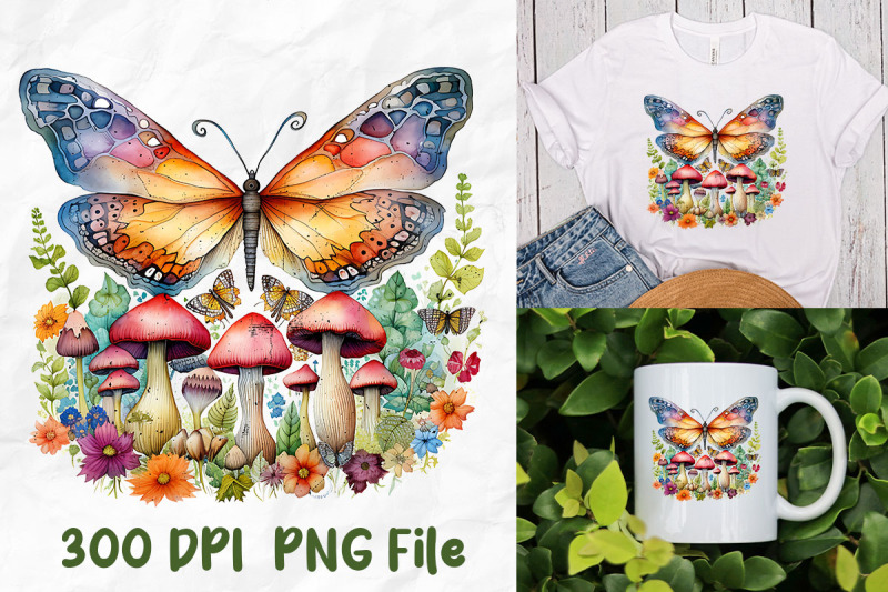 hippie-mushroom-colorful-butterfly