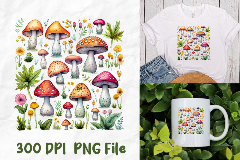 hippie-mushroom-pattern-retro