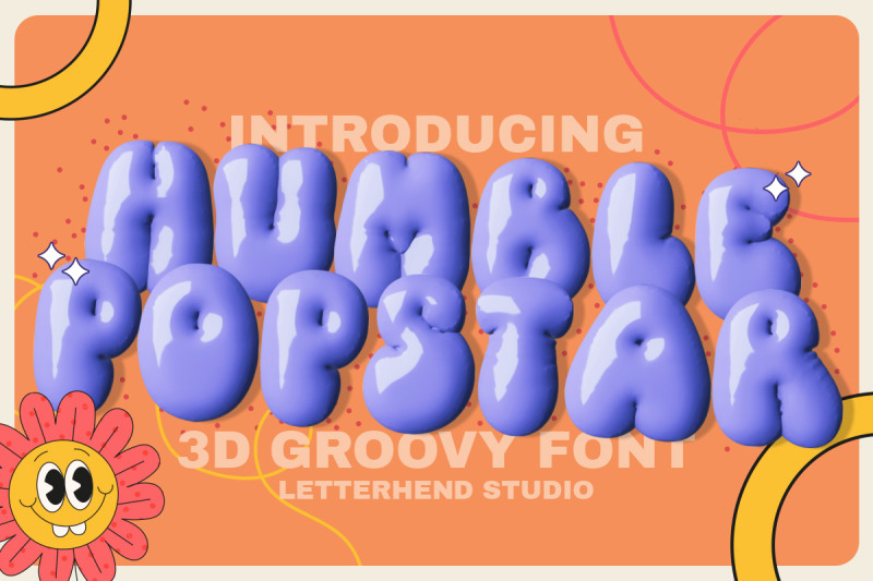 humble-popstar-3d-groovy-font