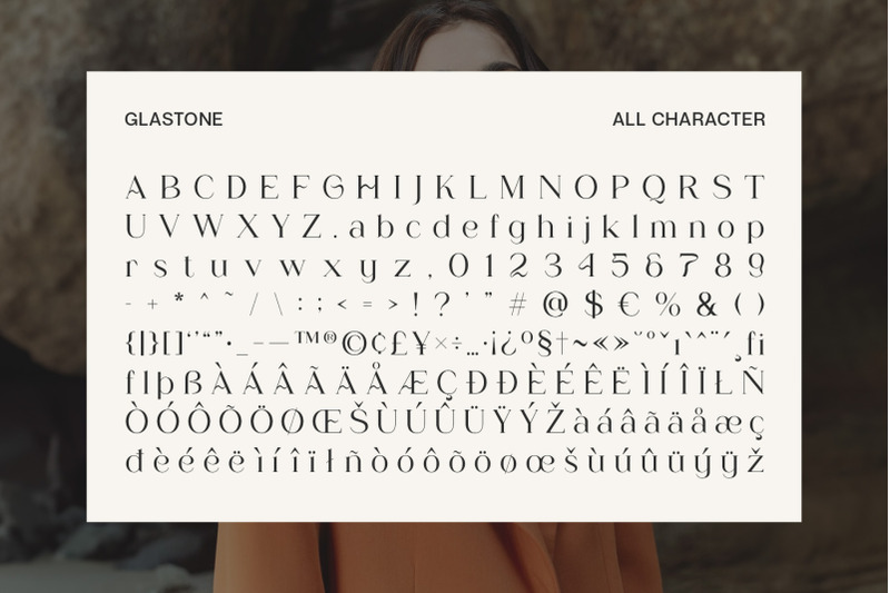 glastone-modern-serif-typeface