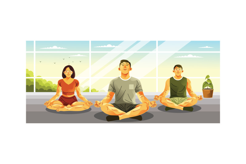 yoga-class-illustration