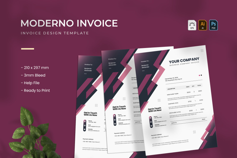 moderno-invoice