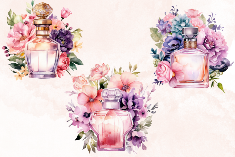 floral-perfume-bottle-watercolor-clipart