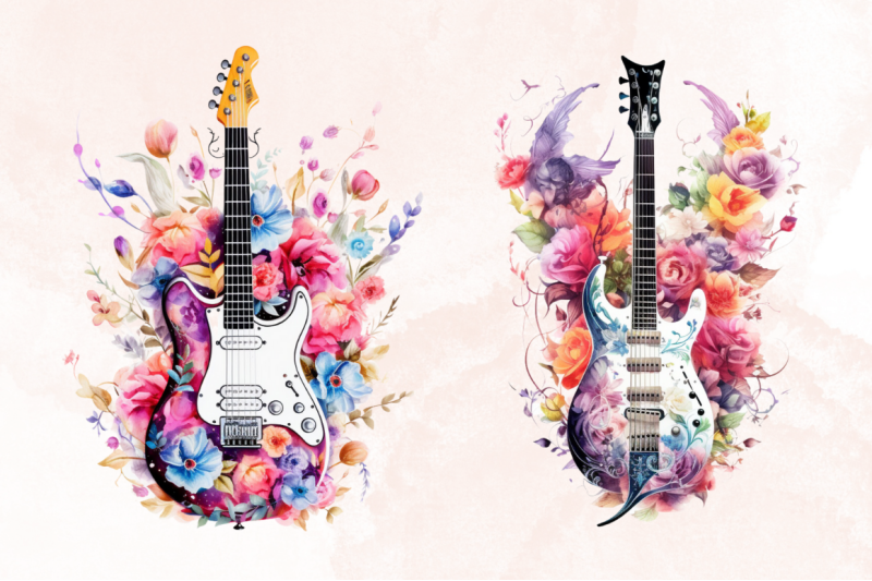 floral-electric-guitar-sublimation