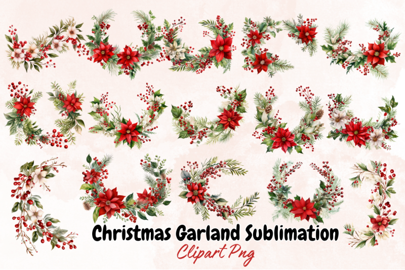 christmas-garland-sublimation-clipart