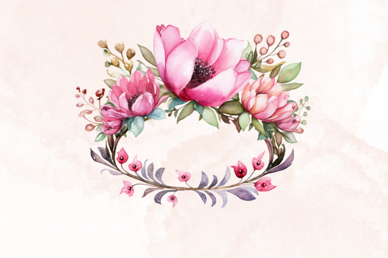 floral-crown-watercolor-clipart