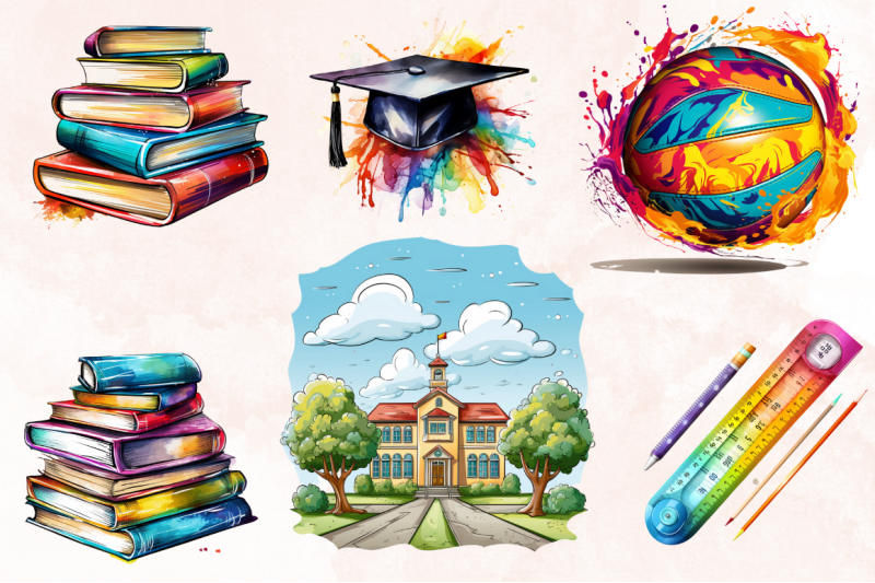 back-to-school-clipart-bundle