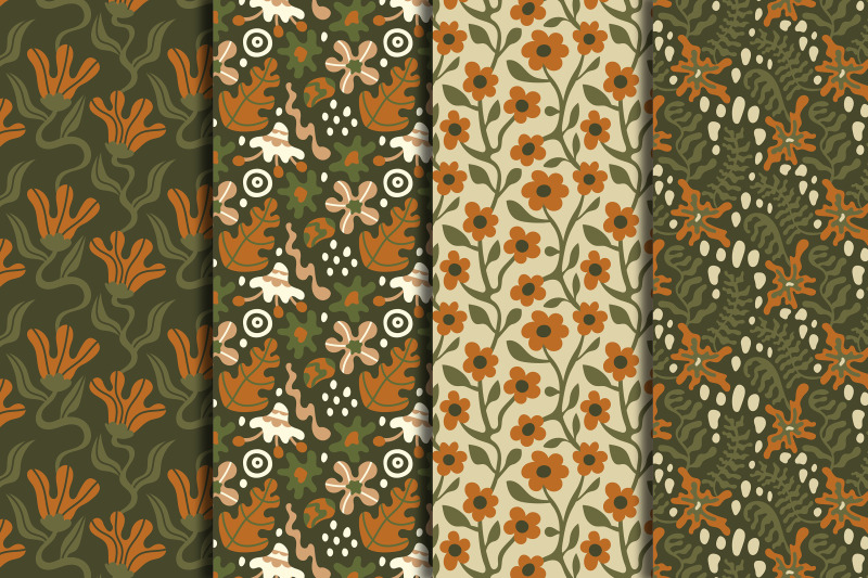 cozy-flowers-seamless-patterns