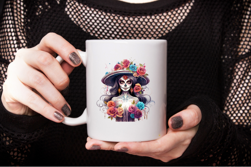 beautiful-la-catrina-sublimation-bundle