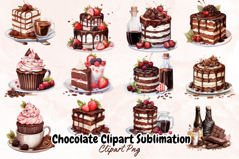 chocolate-clipart-sublimation