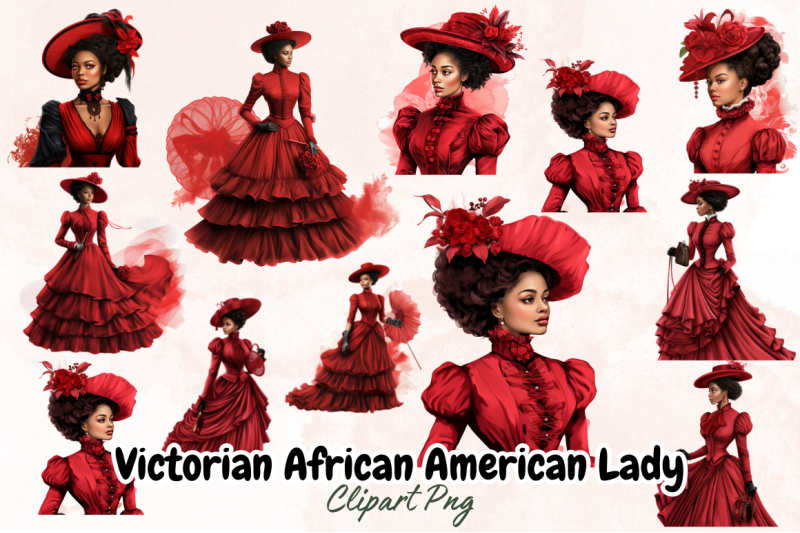 victorian-african-american-lady-clipart