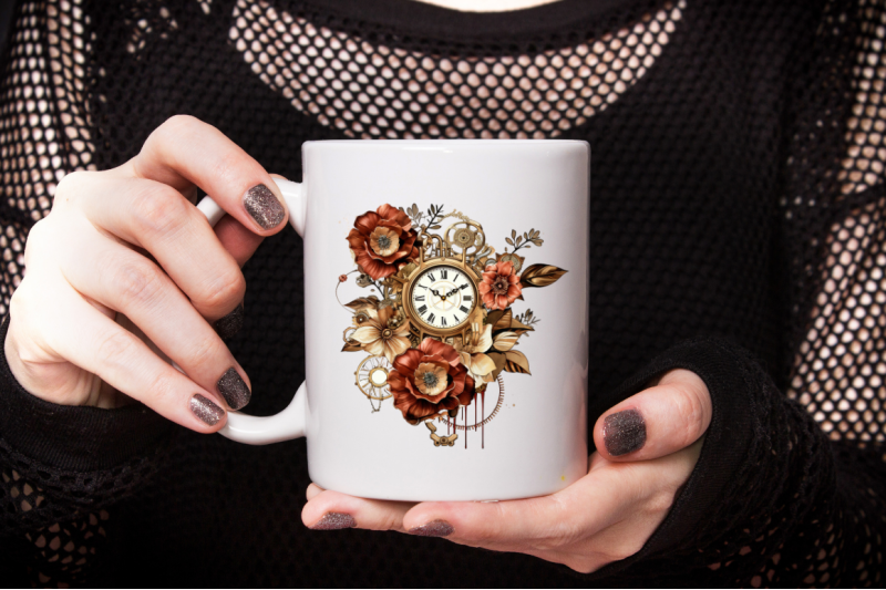 steampunk-flower-clipart-sublimation