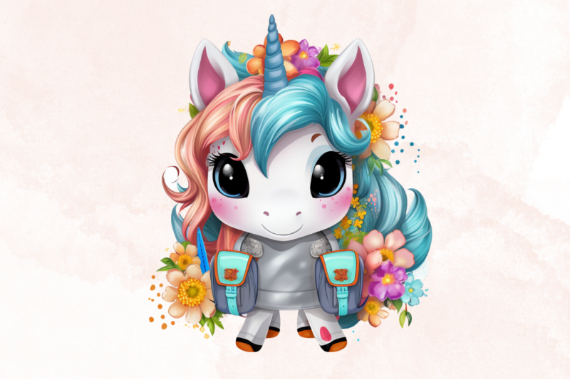 back-to-school-unicorn-clipart-bundle