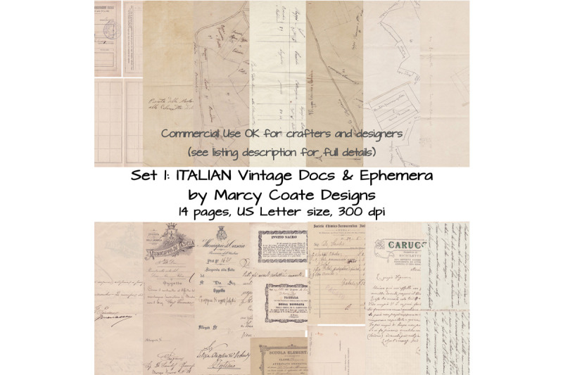 italian-vintage-documents-amp-ephemera-set-1