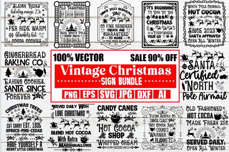 vintage-christmas-sign-bundle-vintage-christmas-bundle-vintage-christ