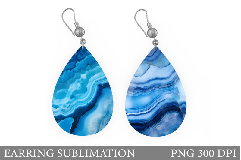 stone-texture-earring-abstract-teardrop-earring-sublimation