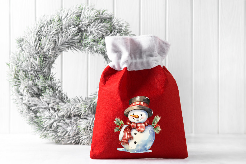 santa-sack-sublimation-design-christmas-gift-bag-with-snowman