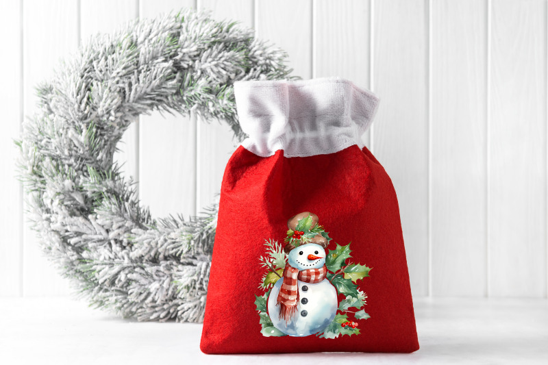 santa-sack-sublimation-design-christmas-gift-bag-with-snowman
