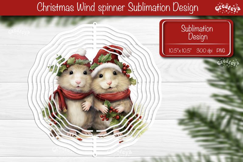 christmas-wind-spinner-sublimation-christmas-animal-sublimation-wind-s