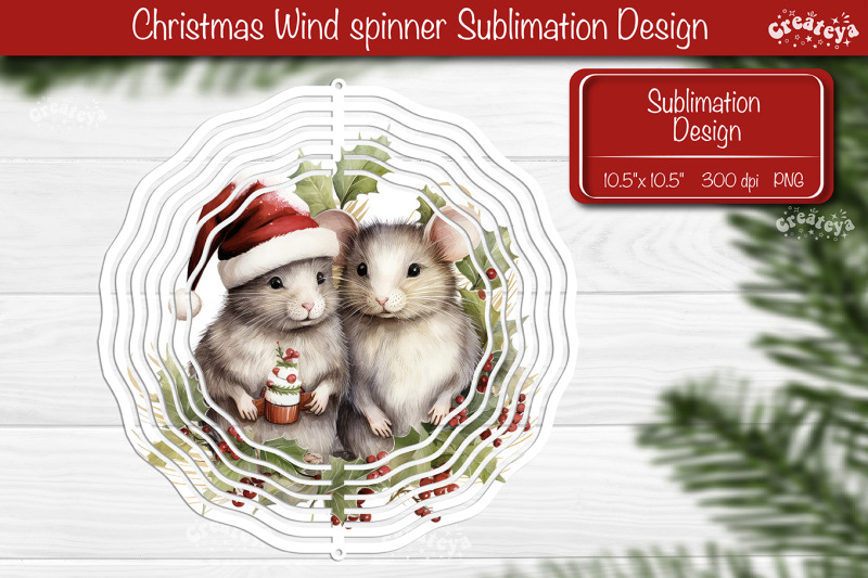 christmas-wind-spinner-sublimation-christmas-animal-sublimation-wind-s