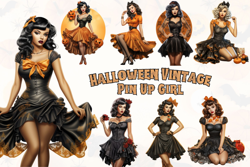 halloween-vintage-pin-up-girl