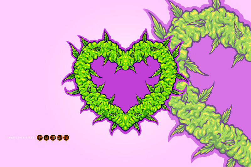 love-heart-shaped-weed