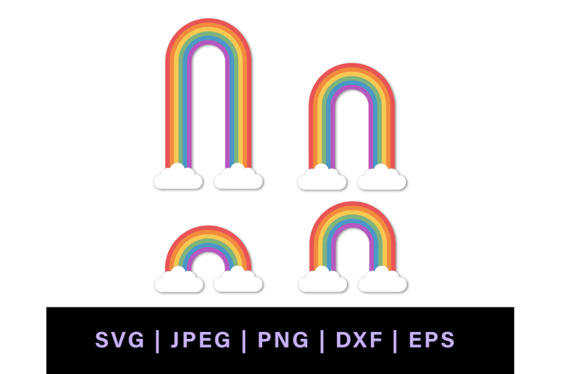 retro-rainbow-with-clouds-svg-bundle-cloud-rainbow-png-cut-files