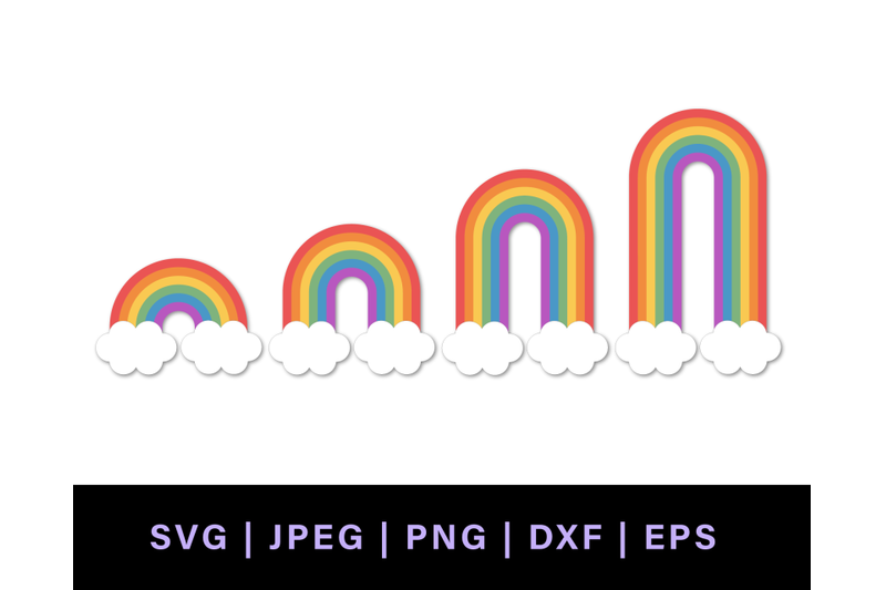 retro-cloud-rainbow-svg-bundle-png-cut-file-groovy-rainbow-with-cloud