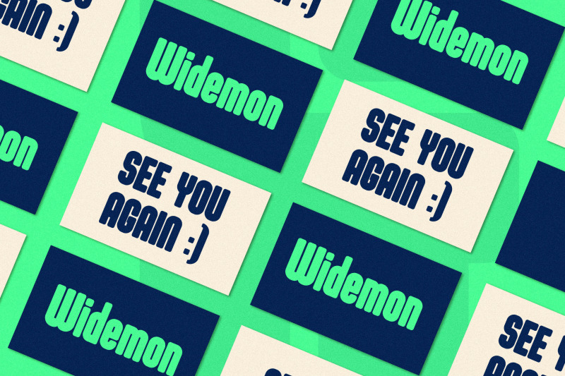 widemon-typeface