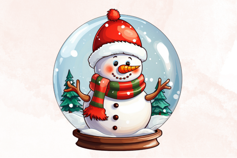 christmas-in-snow-globe-clipart