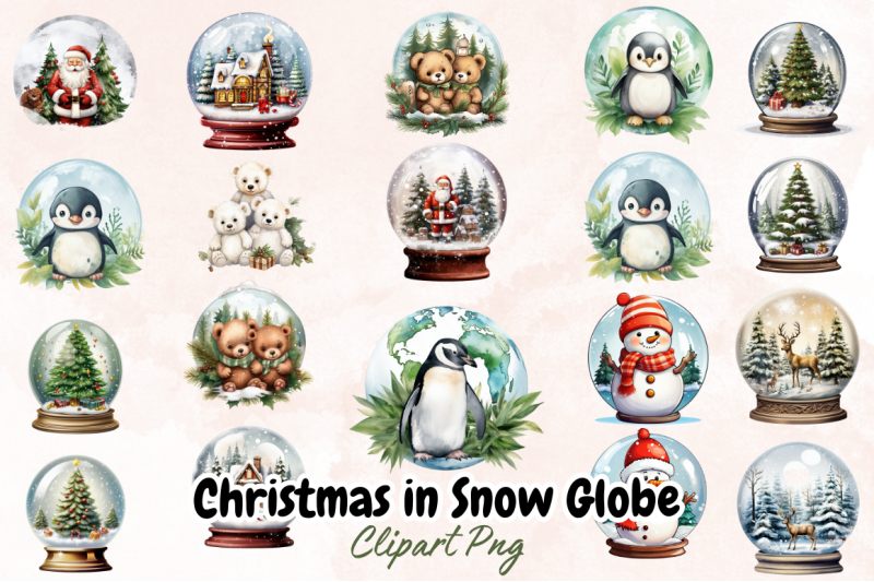 christmas-in-snow-globe-clipart