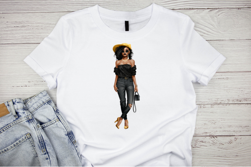 black-fashion-girl-woman-clipart