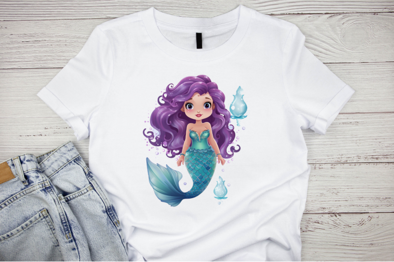 cute-mermaid-sublimation-clipart