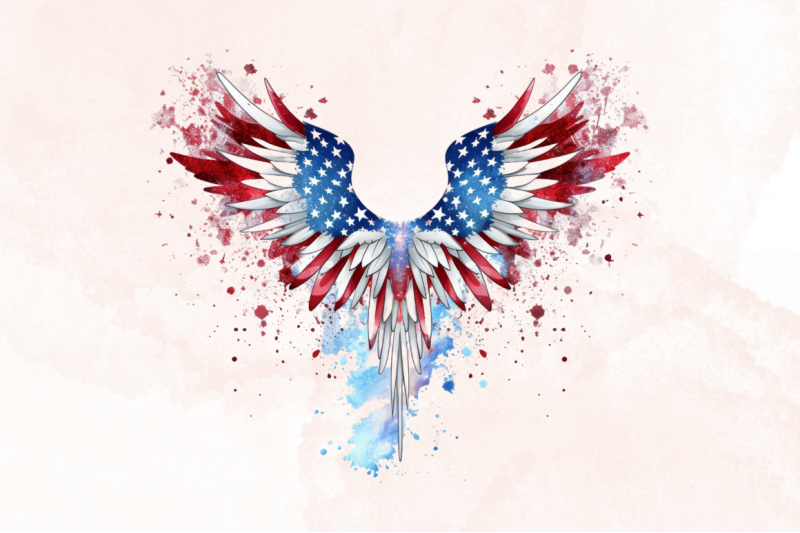 4th-of-july-wings-sublimation-clipart